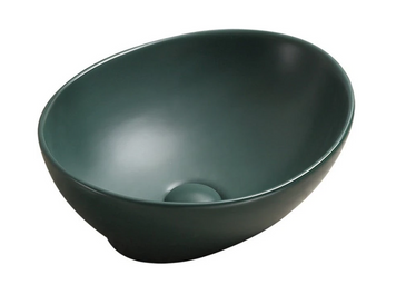 Умивальник (раковина) MEXEN ELZA DARK GREEN MATT накладний MEX-21014047 фото