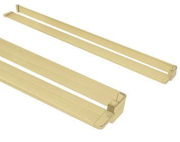 Полиця REA EVO BRUSHED GOLD на душову стінку REA-46000 фото