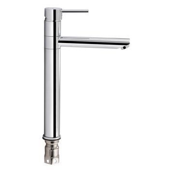 Змішувач для раковини Qtap Spring з поворотним виливом високий QTSPRCRM001XL Chrome QTSPRCRM001XL фото