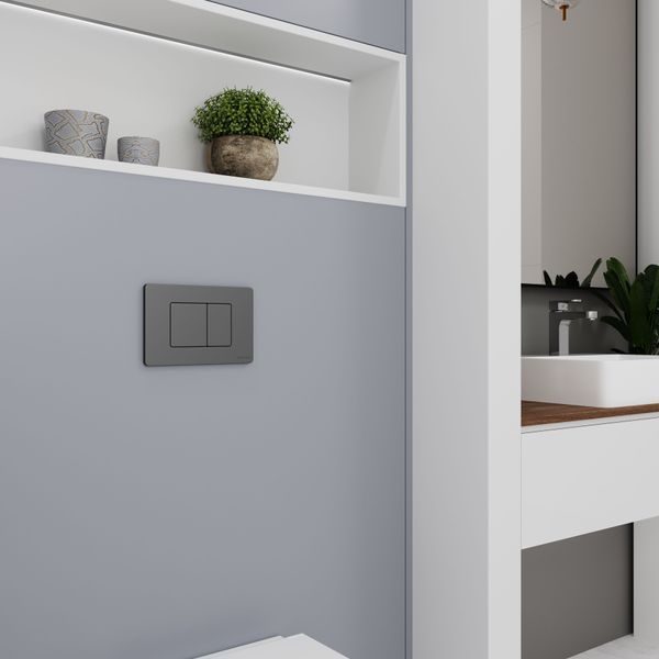 CUBE M панель змиву polished aluminum 2360510756 фото