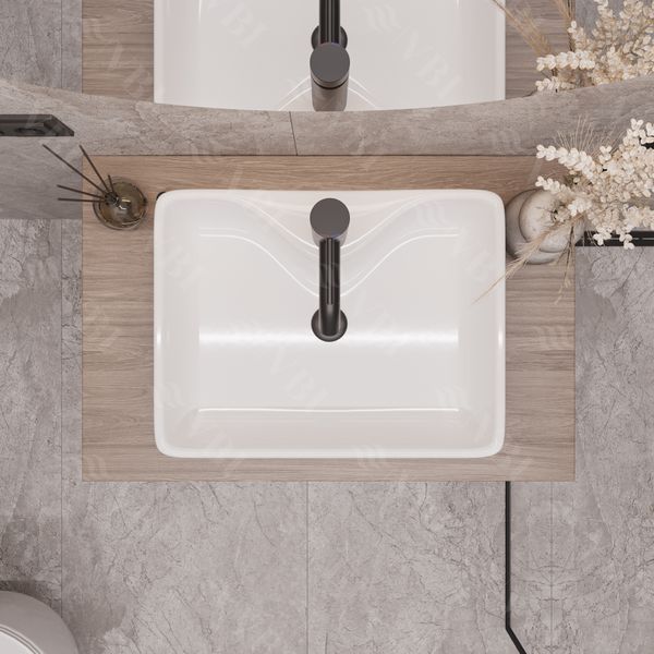 Умивальник (раковина) VBI FORLI WHITE накладний VBI-011100 фото