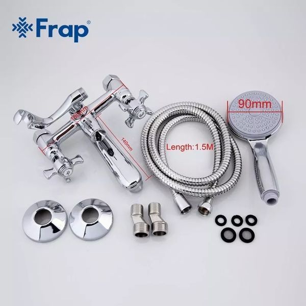 Змішувач для ванни Frap F3024, хром F3024 фото