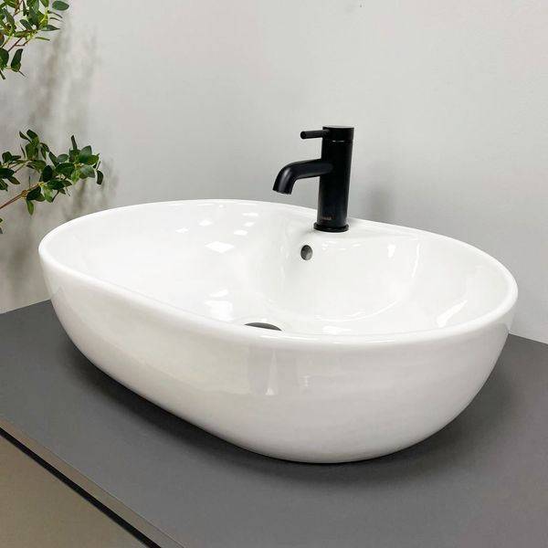 Умивальник (раковина) VBI LISCIA WHITE накладний VBI-015505 фото