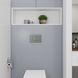 CUBE M панель змиву polished aluminum 2360510756 фото 2
