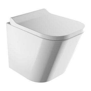 унітаз Omnires Fontana rimless підвісний, сидіння дюропласт (FONTANAMWBP) FONTANAMWBP фото