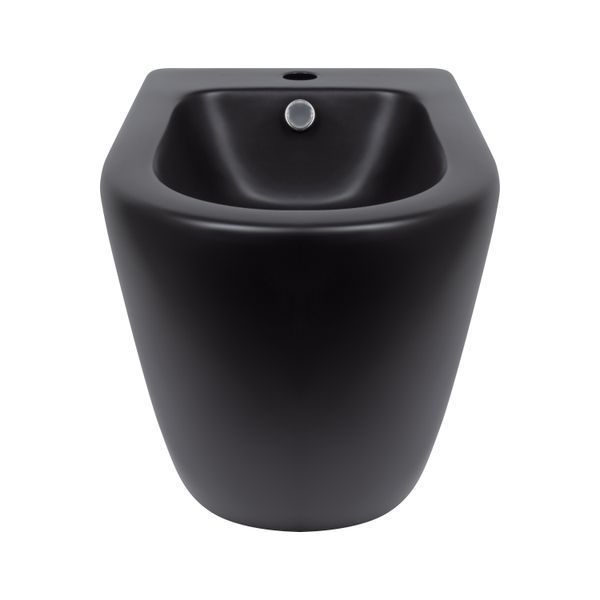 Біде підлогове Qtap Robin 565x360x405 Matt black QT13442141CMB QT13442141CMB фото